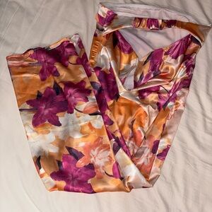 Floral Satin Dress